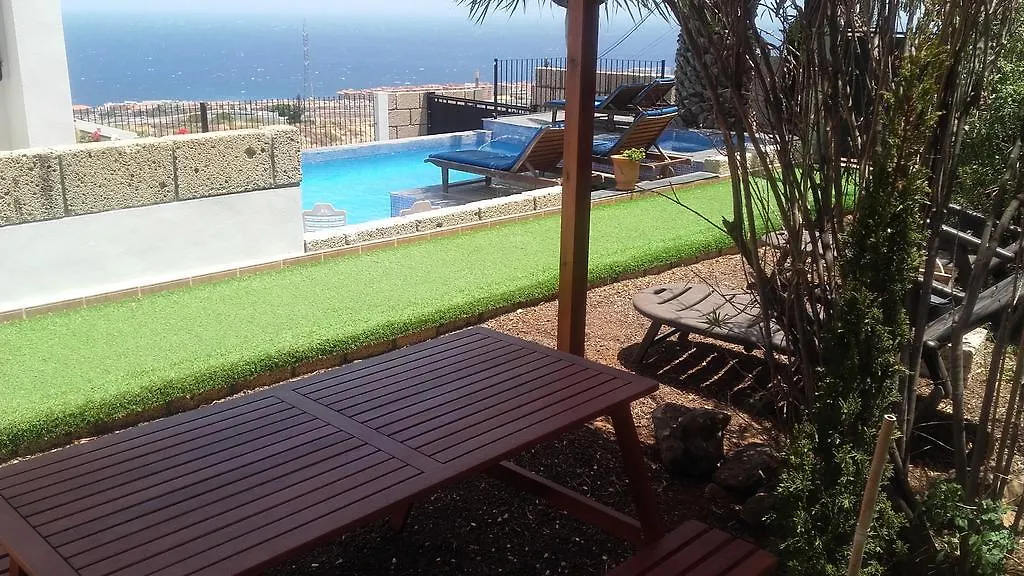 Luxury Villa Ocean Views Heated Pool Private Candelaria Holiday home